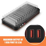 Base de carregamento rápido USB de 100W com 15 portas WLX-815, carregador inteligente com suporte para telemóvel e tablet, ficha US 100W, ficha EU 100W, ficha UK 100W, ficha AU 100W