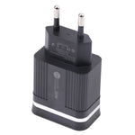 46-A2C2 Carregador Rápido Multifuncional 20W PD + QC3.0 USB, Ficha EU, Ficha EU