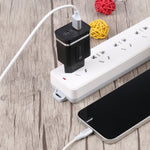 46-A2C2 Carregador Rápido Multifuncional 20W PD + QC3.0 USB, Ficha EU, Ficha EU