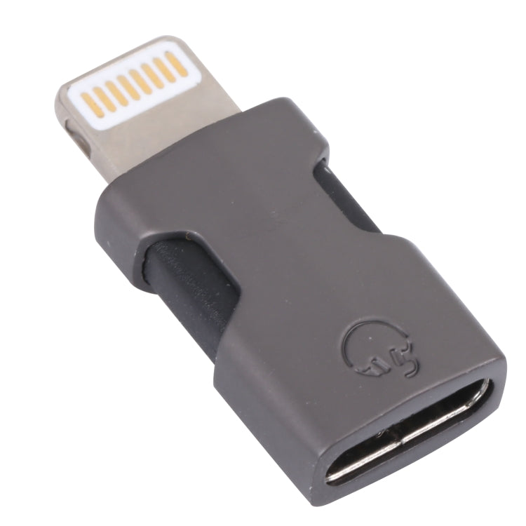 Adaptador de áudio portátil 8 pinos para USB-C/Type-C