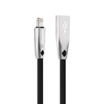 AWEI CL-95 Cabo de Dados Portátil de Carregamento Rápido USB para 8 Pinos TPE + Liga de Alumínio, 2A, Comprimento: 1m