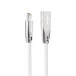 AWEI CL-95 Cabo de Dados Portátil de Carregamento Rápido USB para 8 Pinos TPE + Liga de Alumínio, 2A, Comprimento: 1m