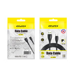 Cabo de carregamento USB para 8 pinos awei CL-115L 1m 2.4A