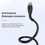 Cabo de carregamento USB para 8 pinos awei CL-115L 1m 2.4A