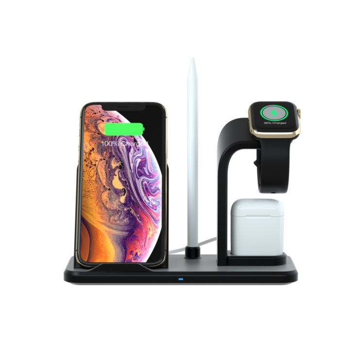 Carregador Sem Fios Rápido de Design Separado 3 em 1 N35 para iPhone, Apple Watch, AirPods