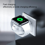Carregador Sem Fios Magnético Portátil Universal K02 para Apple Watch Series 6 / 5 / SE / 4 / 3 / 2 / 1
