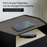Carregador Sem Fios Magnético Hermético de Longa Distância T16 10W para Secretárias com Espessura Até 30mm, T16