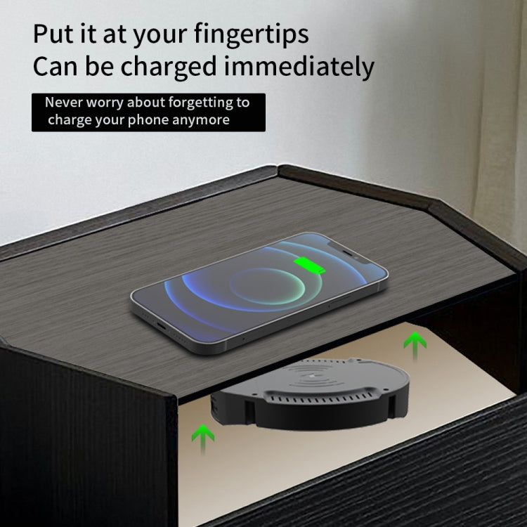 Carregador Sem Fios Magnético Hermético de Longa Distância T16 10W para Secretárias com Espessura Até 30mm, T16