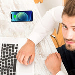 Carregador Sem Fios Magnético Hermético de Longa Distância T16 10W para Secretárias com Espessura Até 30mm, T16