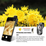 Microscópio para smartphone APEXEL APL-MS001 100X com luz LED, APL-MS001
