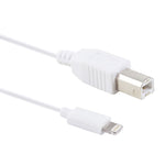 Cabo Piano / Piano Eletrónico MIDI Adaptador 1m 8 Pinos para Tipo-B Macho, 8 Pinos
