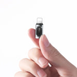 ROCK Adaptador portátil de auscultadores conversor áudio USB-C/Type-C para 8 pinos 2.1A