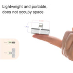Adaptador de auscultadores conversor áudio 2 em 1 8 pinos 5V 1A para ouvir e atender chamadas, IP8P3681B, IP8P3681S