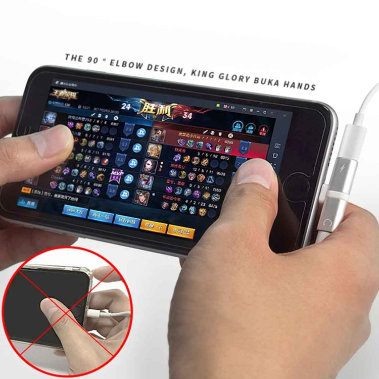 Adaptador de auscultadores conversor áudio 2 em 1 8 pinos 5V 1A para ouvir e atender chamadas, IP8P3681B, IP8P3681S