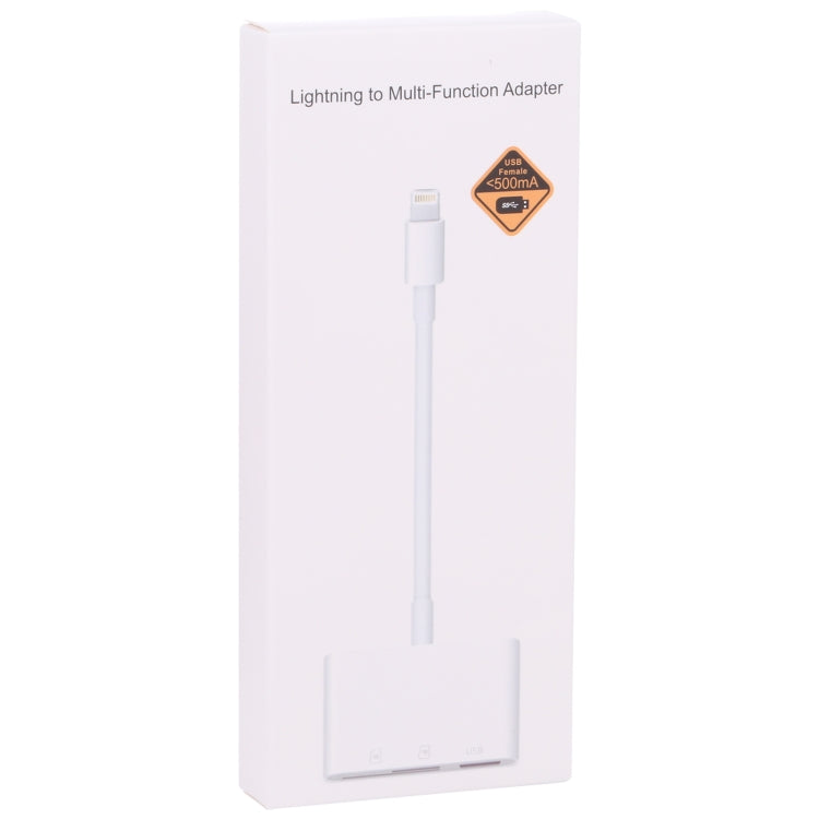 Adaptador Leitor de Câmara NK-1081 8 Pinos para SD + TF + Porta USB