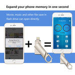 Pen USB 2 em 1 USB 2.0 & 8 Pinos 32GB RQW-10F