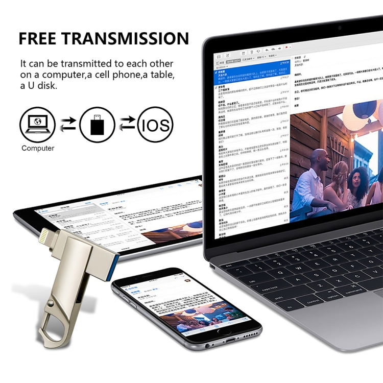 Pen USB 2 em 1 USB 2.0 & 8 Pinos 32GB RQW-10F