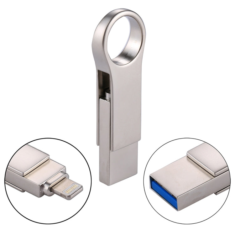 RQW-10D Pen Drive 2 em 1 USB 2.0 & 8 Pinos 64GB, RQW-10D