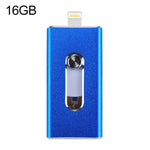 RQW-02  3 in 1 USB 2.0 & 8 Pin & Micro USB 16GB Flash Drive, RQW-02 Silver, RQW-02 Black, RQW-02 Gold, RQW-02 Blue, RQW-02 Red