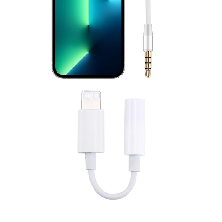 Cabo Adaptador de Áudio 8 Pinos Macho para 3,5mm Fêmea, Necessário para Conectar Bluetooth, Comprimento: cerca de 7,5cm, Suporta Bluetooth