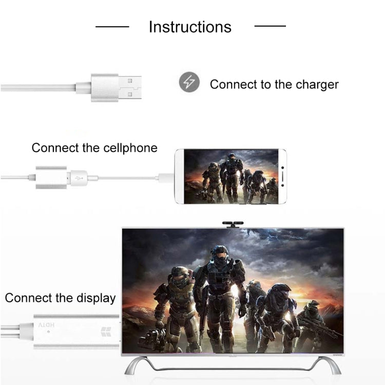 Cabo Conversor de Vídeo USB 3.0 Fêmea HDMI HD 1080P HDTV