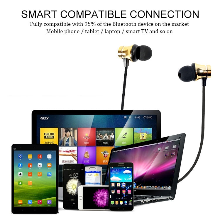 Auriculares Bluetooth In-Ear Magnéticos XT11 V4.2, XT11 (Dourado), XT11 (Azul), XT11 (Oxidado), XT11 (Prateado)