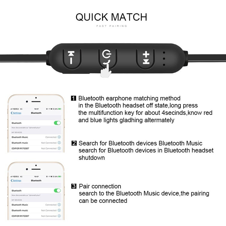 Auriculares Bluetooth In-Ear Magnéticos XT11 V4.2, XT11 (Dourado), XT11 (Azul), XT11 (Oxidado), XT11 (Prateado)