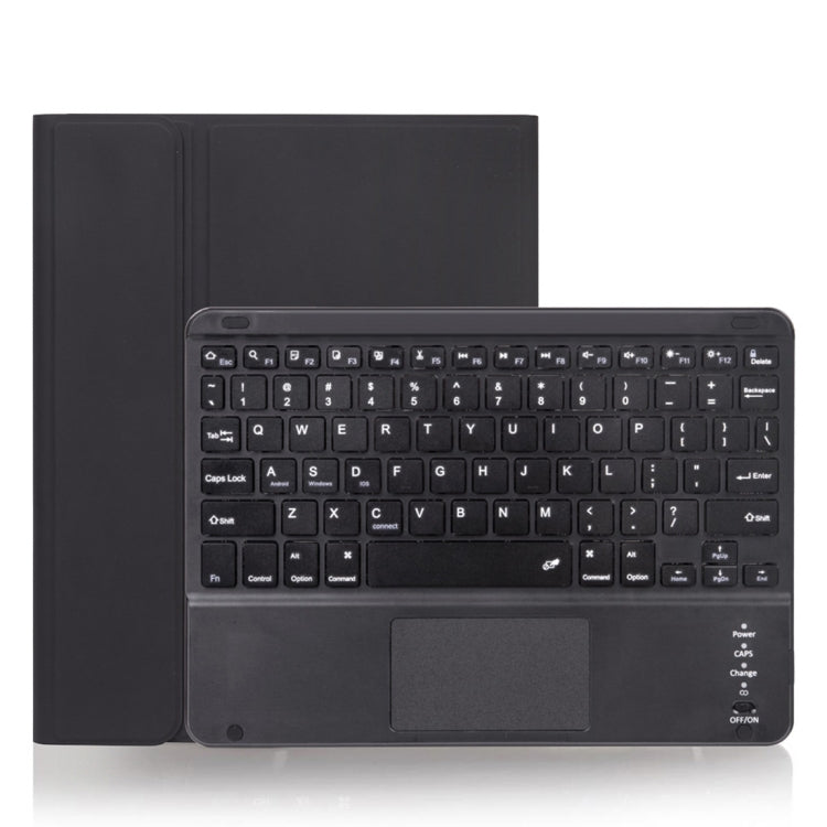 Capa de tablet com teclado Bluetooth destacável X-11BC com textura lisa de pele para iPad Pro 11 polegadas 2020 / 2018, com touchpad e suporte para caneta