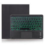 Capa de tablet com teclado Bluetooth destacável X-11BCS com textura lisa de pele para iPad Pro 11 polegadas 2020 / 2018, com touchpad, suporte para caneta e retroiluminação