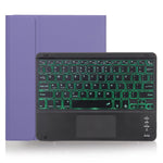 Capa de tablet com teclado Bluetooth destacável X-11BCS com textura lisa de pele para iPad Pro 11 polegadas 2020 / 2018, com touchpad, suporte para caneta e retroiluminação