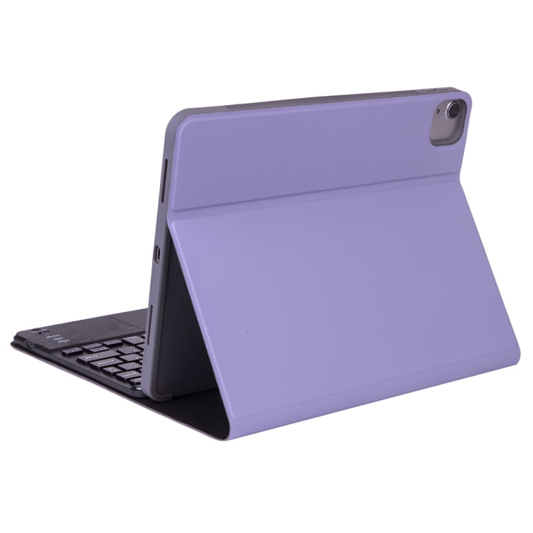 Capa de tablet com teclado Bluetooth destacável X-11BCS com textura lisa de pele para iPad Pro 11 polegadas 2020 / 2018, com touchpad, suporte para caneta e retroiluminação
