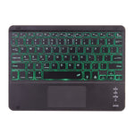 Capa de tablet com teclado Bluetooth destacável X-11BCS com textura lisa de pele para iPad Pro 11 polegadas 2020 / 2018, com touchpad, suporte para caneta e retroiluminação