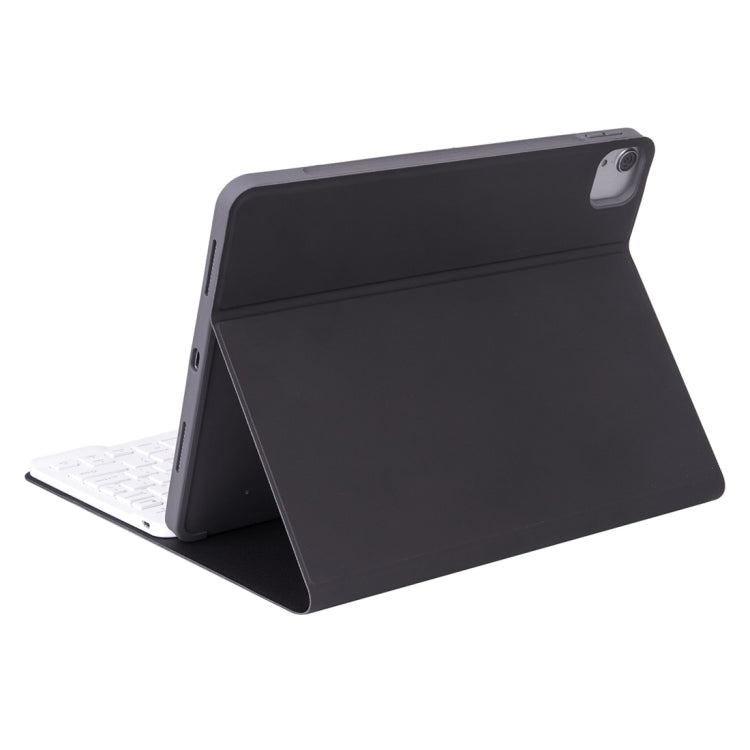 Capa para Tablet com Teclado Bluetooth Destacável X-11BS Skin Textura Lisa para iPad Pro 11 polegadas 2020 / 2018, com Espaço para Caneta e Retroiluminação, Teclado Branco