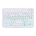 Capa para Tablet com Teclado Bluetooth Destacável X-11BS Skin Textura Lisa para iPad Pro 11 polegadas 2020 / 2018, com Espaço para Caneta e Retroiluminação, Teclado Branco