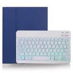 Capa para Tablet com Teclado Bluetooth Destacável X-11BS Skin Textura Lisa para iPad Pro 11 polegadas 2020 / 2018, com Espaço para Caneta e Retroiluminação, Teclado Branco