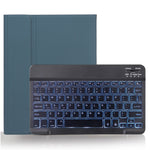 Capa para Tablet com Teclado Bluetooth Destacável X-11BS Skin Textura Lisa para iPad Pro 11 polegadas 2020 / 2018, com Espaço para Caneta e Retroiluminação, Teclado Preto