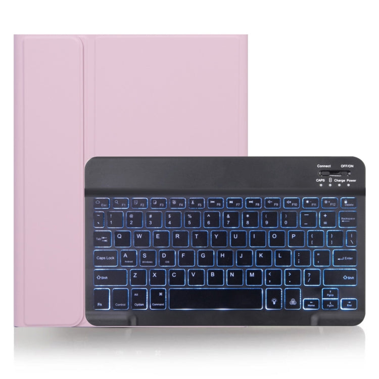 Capa para Tablet com Teclado Bluetooth Destacável X-11BS Skin Textura Lisa para iPad Pro 11 polegadas 2020 / 2018, com Espaço para Caneta e Retroiluminação, Teclado Preto