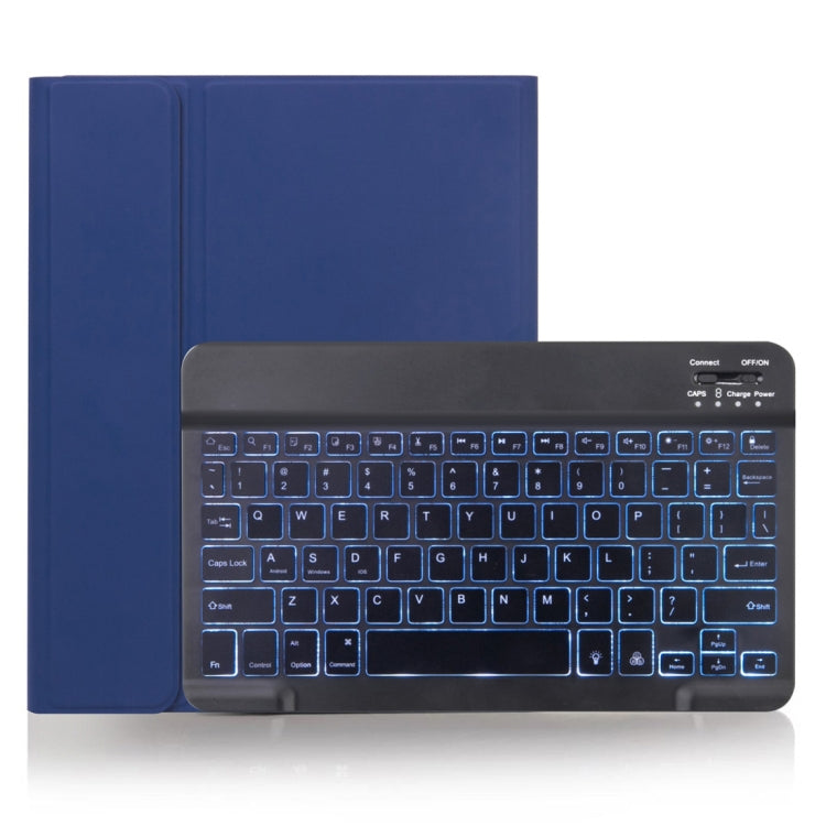Capa para Tablet com Teclado Bluetooth Destacável X-11BS Skin Textura Lisa para iPad Pro 11 polegadas 2020 / 2018, com Espaço para Caneta e Retroiluminação, Teclado Preto