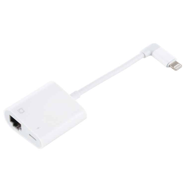 NK-1035 Adaptador funcional com porta Ethernet + 8 Pinos fêmea para 8 Pinos macho em ângulo