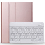 A11 Teclado Bluetooth 3.0 ABS Ultra-fino Desmontável Capa de Tablet em Pele com Suporte para iPad Pro 11 2022 / 2021 / Air 5 / Air 4, Para iPad Pro 11 2022 / 2021 / Air 5 / Air 4