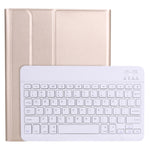 Teclado Bluetooth 3.0 ABS ultrafino destacável A11B + Capa de tablet em pele com suporte e suporte para caneta para iPad Pro 11 2022 / 2021 / Air 5 / Air 4, Para iPad Pro 11 2022 / 2021 / Air 5 / Air 4
