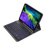 Capa para Tablet com Teclado Bluetooth Destacável Ultra-fino ABS A11BS com Retroiluminação, Espaço para Caneta e Suporte para iPad Pro 11 2022 / 2021 / Air 5 / Air 4, Para iPad Pro 11 2022 / 2021 / Air 5 / Air 4
