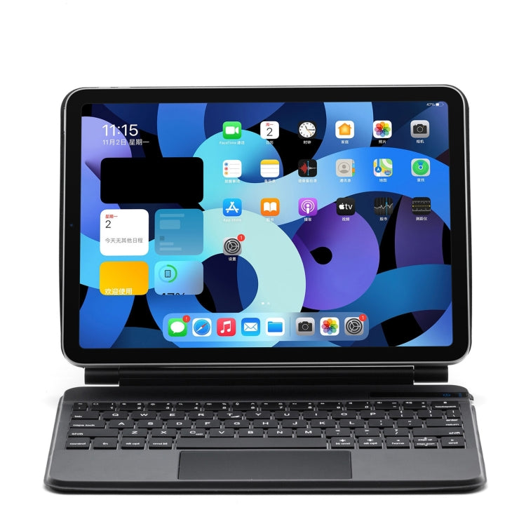 Capa de Couro para Tablet com Teclado Bluetooth Destacável Ultra-fino P109 Pro com Touchpad e Retroiluminação Branca para iPad Pro 11 polegadas 2021 / 2020 / 2018 & iPad Air 2020 10.9, P109 Pro