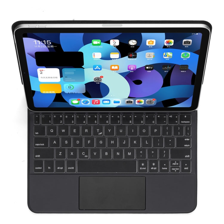 Capa de Couro para Tablet com Teclado Bluetooth Destacável Ultra-fino P109 Pro com Touchpad e Retroiluminação Branca para iPad Pro 11 polegadas 2021 / 2020 / 2018 & iPad Air 2020 10.9, P109 Pro