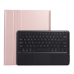 Capa para Tablet com Teclado Bluetooth Destacável Ultra-fino em ABS A12B-A com Touchpad, Slot para Caneta e Suporte para iPad Air 13 2024 / 2025 / Pro 12.9 2021