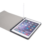 RK508 Para iPad Air 2 & Air 1 / Pro 9.7 polegadas & iPad 2017 & iPad 2018 Capa de Tablet em Pele com Teclado Bluetooth de Plástico Desmontável com Textura de Seda, Suporte e Função de Slot para Caneta