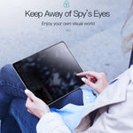 Película de vidro temperado 0,33mm 9H 2.5D com privacidade e proteção contra explosão para iPad 10ª geração 10.9 2022, para iPad 10ª geração 10.9 2022
