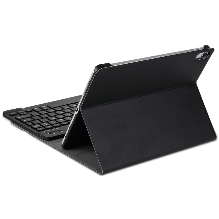 Capa para Tablet em Pele com Textura Escovada, Flip Horizontal e Teclado Bluetooth Destacável com Suporte para iPad Pro 11 polegadas (2018)