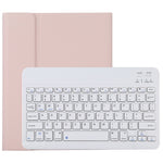 Teclado Bluetooth Desmontável TG11B Branco + Capa para Tablet em Pele Microfibra para iPad Pro 11 polegadas (2020), com Suporte para Caneta e Suporte, Teclado Branco