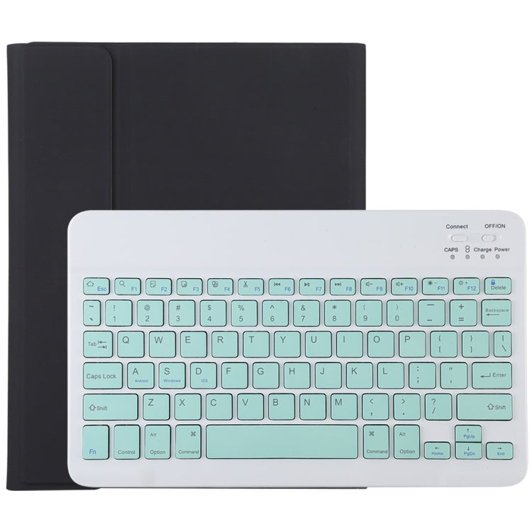 Teclado Bluetooth Verde Destacável TG11B + Capa de Couro para Tablet em Microfibra para iPad Pro 11 polegadas (2020), com Slot para Caneta e Suporte, Teclado Verde